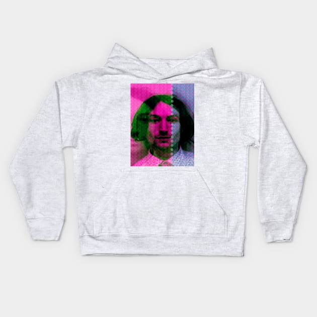 Ezra Miller Mugshot Kids Hoodie by SABREart